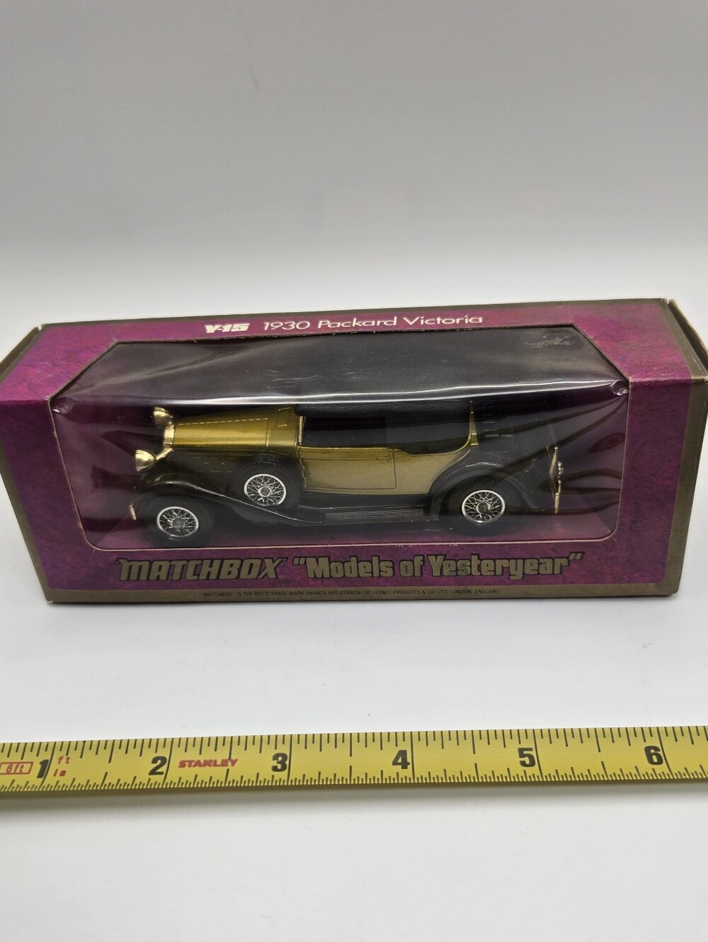 Vintage Matchbox Models of Yesteryear 1930 Packard Victoria (Y-15)